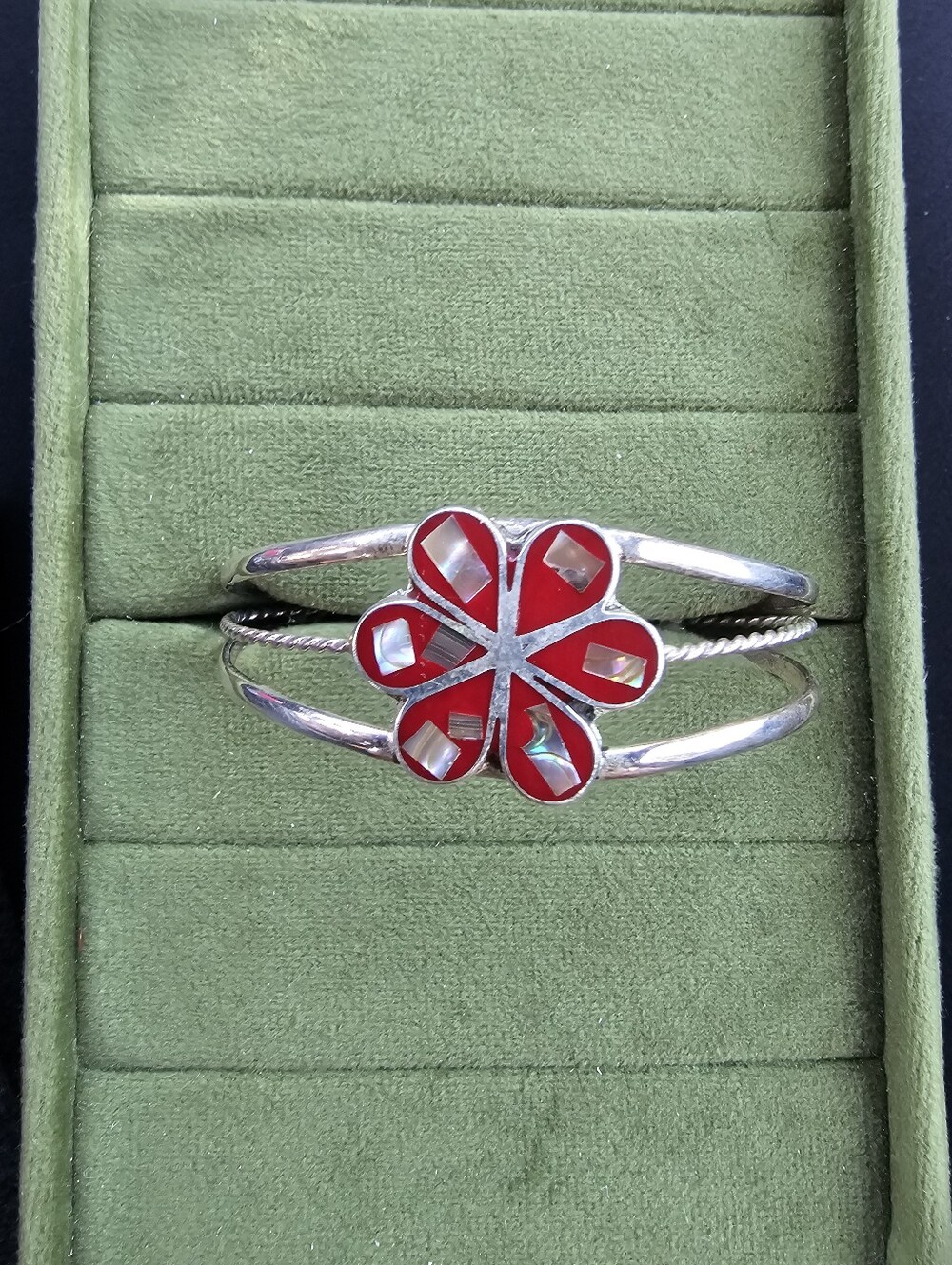 Vintage Alpaca Mexico Silver Bracelet